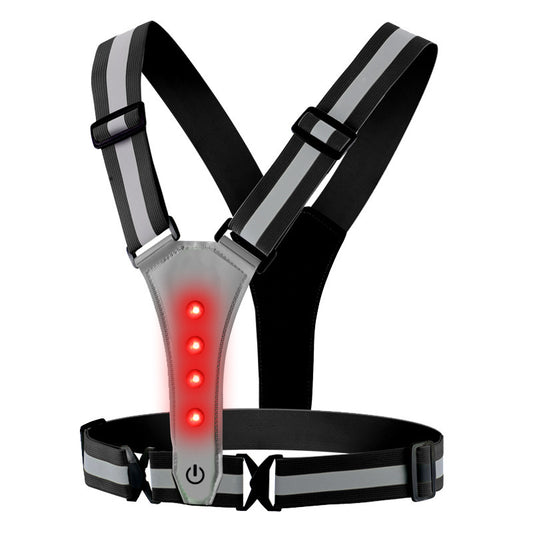 Reflexväst med LED – Justerbar säkerhetsväst