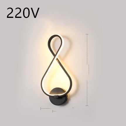 Vägglampa i snygg design
