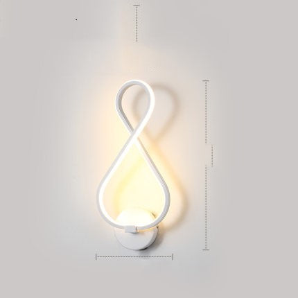 Vägglampa i snygg design