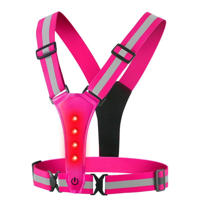 Reflexväst med LED – Justerbar säkerhetsväst