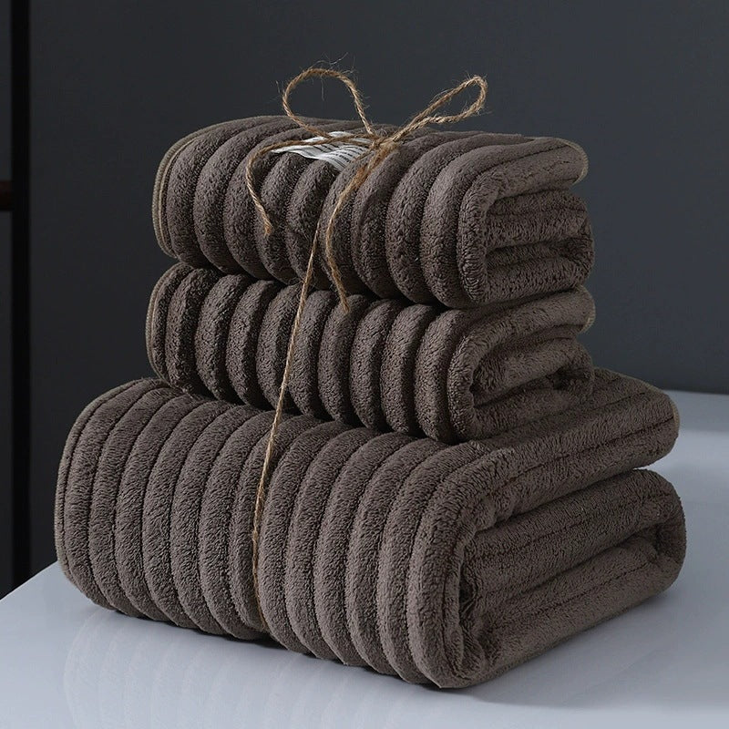 Sumpefin &B mjuk  Korallfleece Handdukar