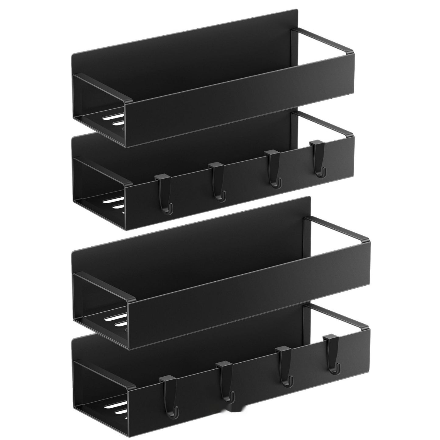 Magnetisk Förvaringshylla för Kylskåp: Väggmonterad Kryddorganisatör