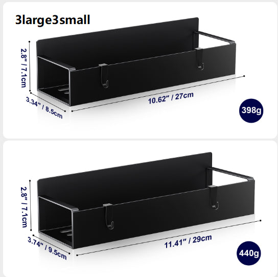 Magnetisk Förvaringshylla för Kylskåp: Väggmonterad Kryddorganisatör